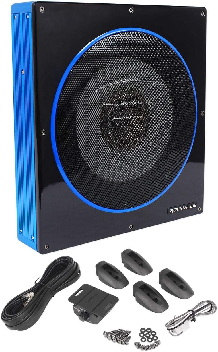 Rockville RW10CA 800W Peak Slim 10in Active Car Subwoofer Review