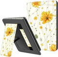 Ayotu Case for Kindle 10th Gen 2019 - Stylish Yellow Flowers