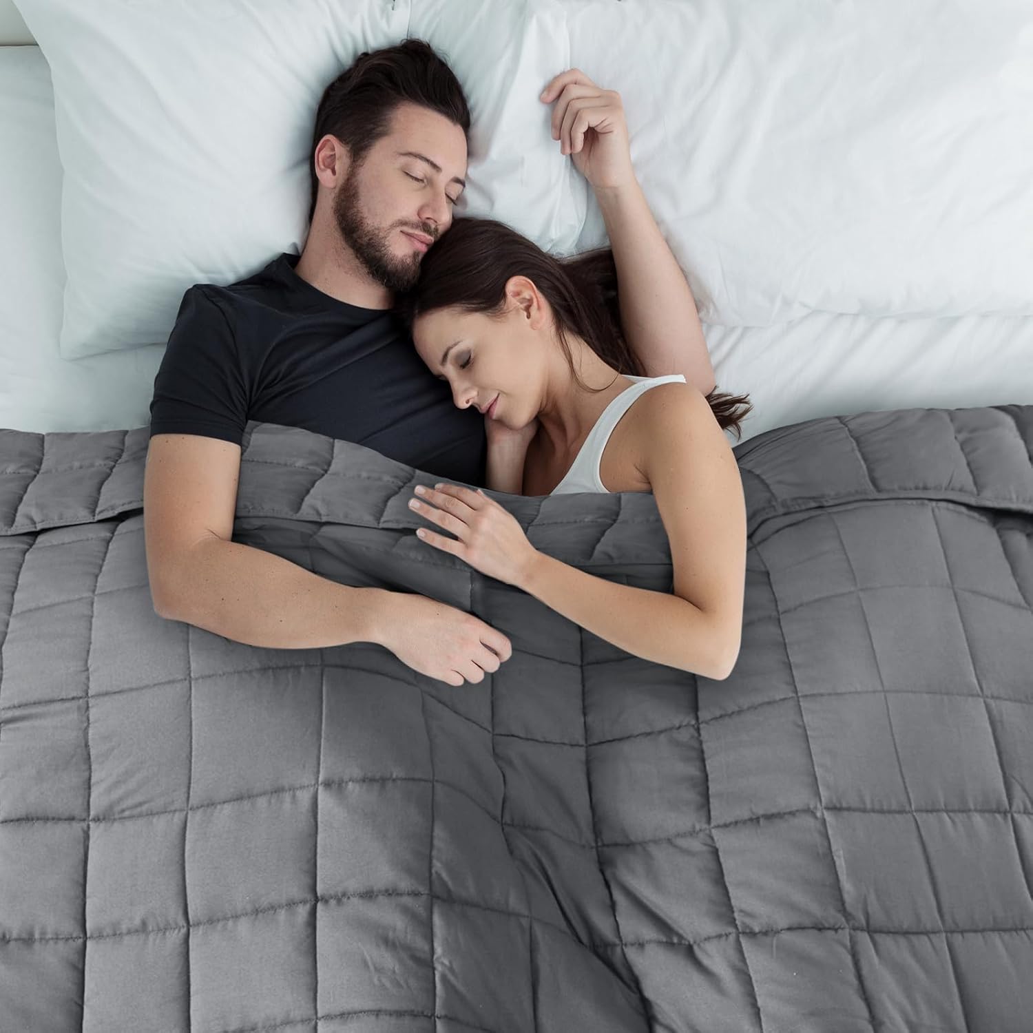 CYMULA Weighted Blanket for Adults - Comforting 20lbs King Size