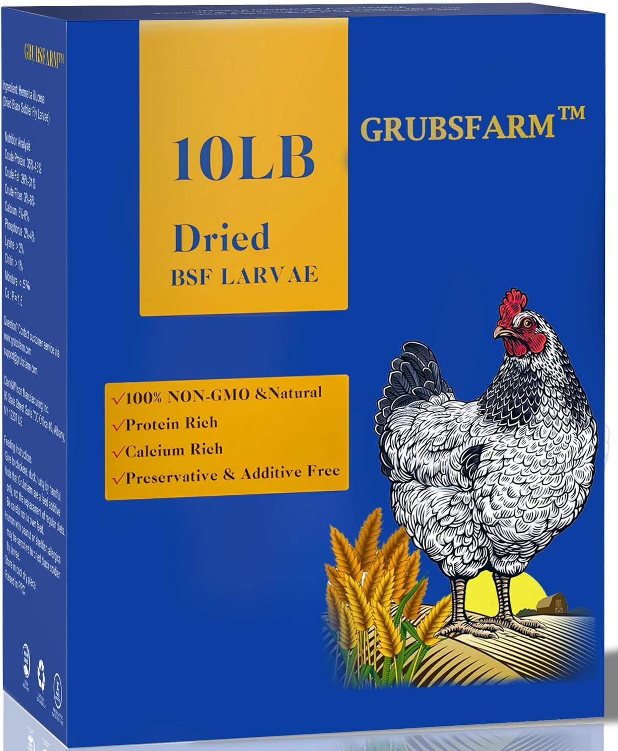 Premium Chicken Treats for Happy Hens - Non-GMO & Calcium Rich