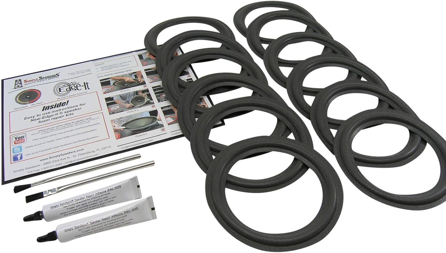 Peavey 6.5 Inch Foam Speaker Repair Kit for Quality Sound