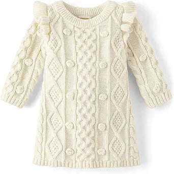 Gymboree Baby Girls' Long Sleeve Dresses for Newborns and Toddlers