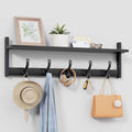Tatub 29in Rustic Coat Rack Wall Mount with Shelf - Space-Saving