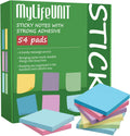 MyLifeUNIT Bulk Sticky Notes - 5400 Sheets Daily Reminder