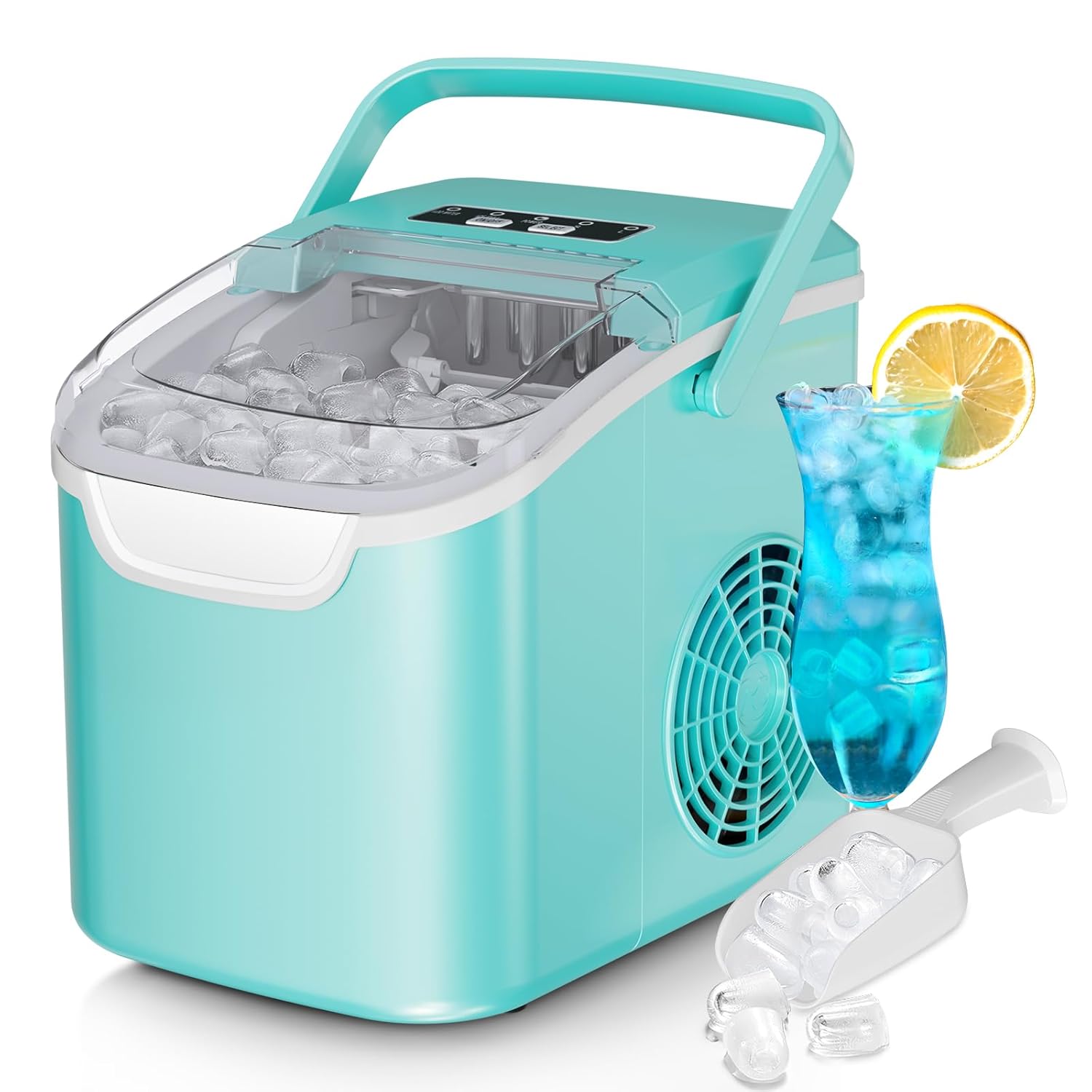 Countertop Ice Maker - Portable Mini for Home and Travel