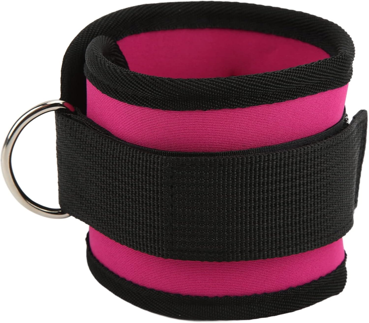 Rose Red Padded Ankle Straps: Stronger Glutes!