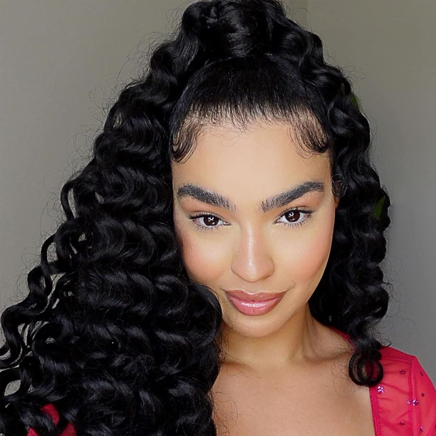 ToyoTree Ocean Wave Crochet Hair - 16 Inch Natural Black Extensions