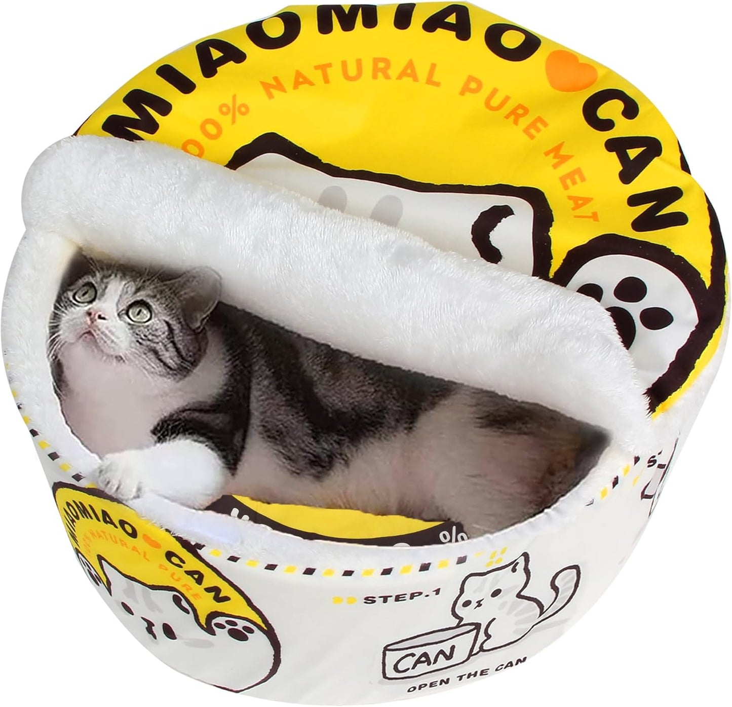 Ramen Noodle Dog & Cat Bed for Cozy Indoor Comfort