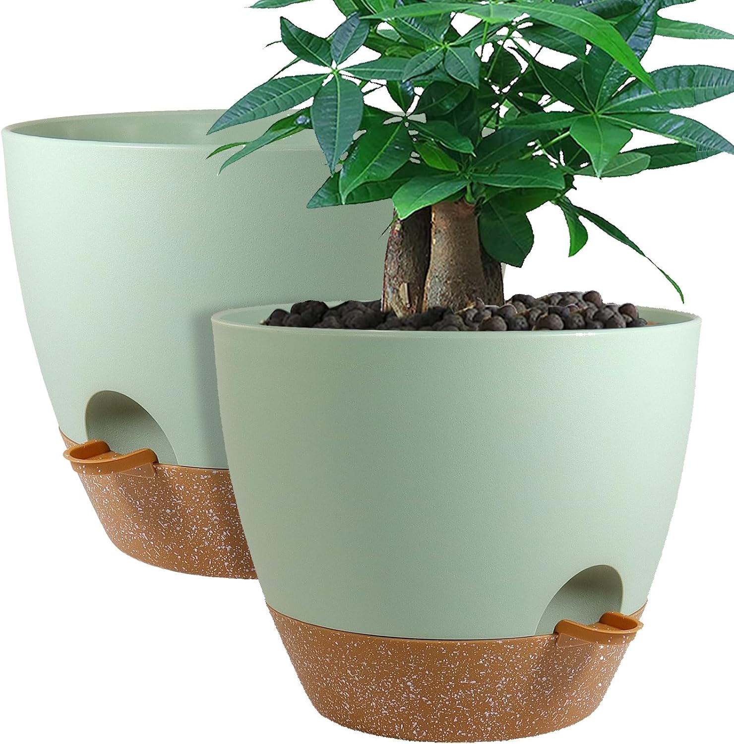 12inch Self Watering Planters with Large Reservoir for Plants