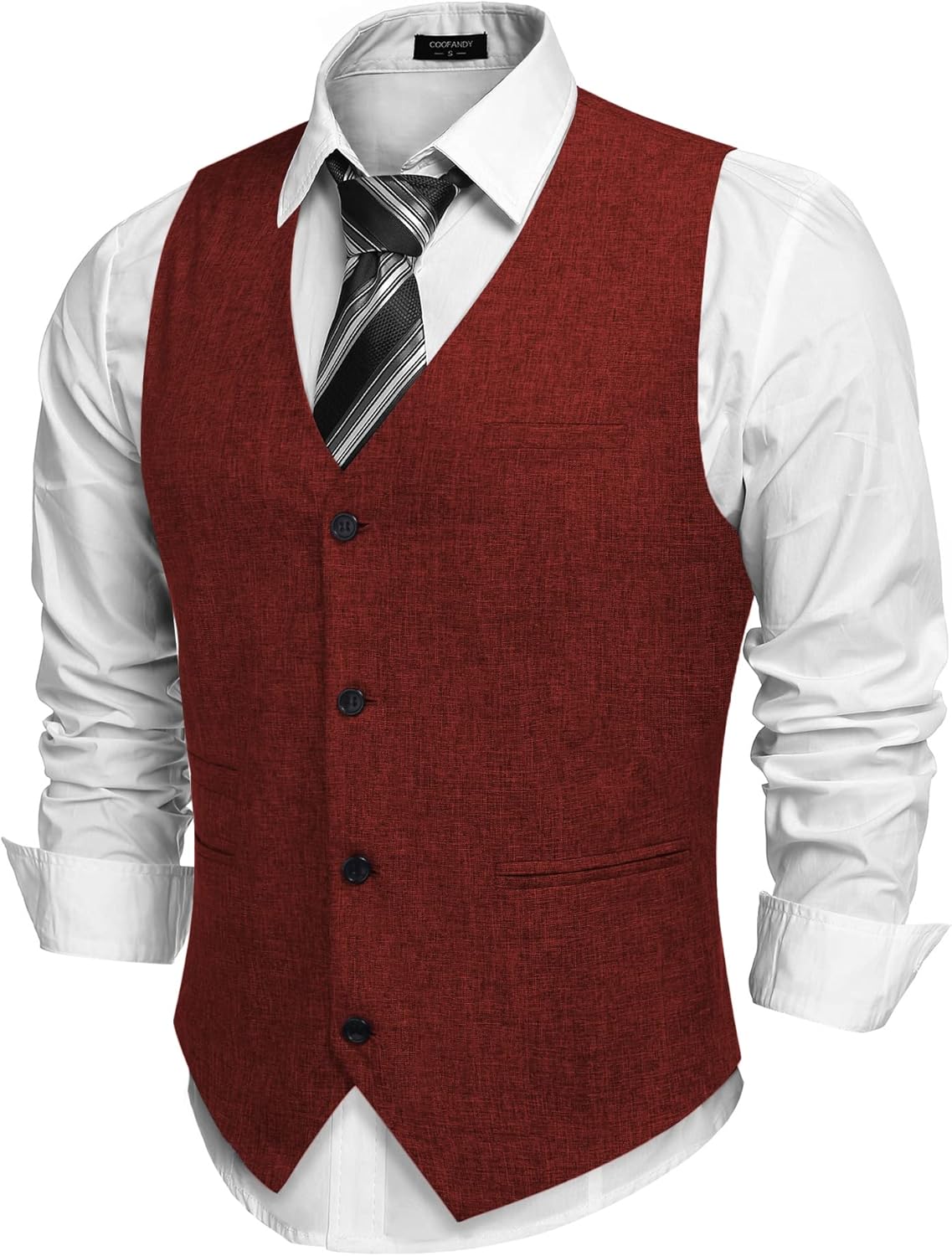 COOFANDY Men's Casual Business Vests for Stylish Occasions