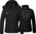 Wantdo Women's 3-in-1 Waterproof Ski Jacket - Ultimate Winter Protection!