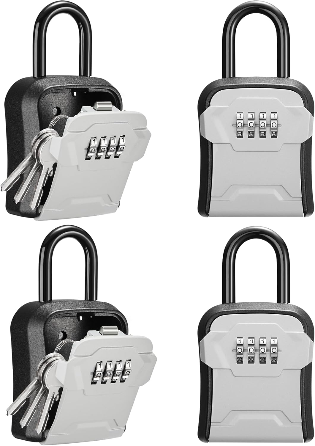 Puroma Lock Box: Secure Portable Combination Lockbox for Keys