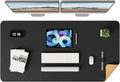 Double-Sided Desk Pad Leather Cork Desk Mat - Large Desktop Protector