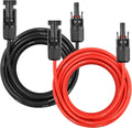 Solar Panel Extension Cable 10AWG 25FT PV Wire - Heavy Duty