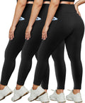 HLTPRO Plus Size High Waist Leggings (X-Large - 4X) - Soft Stretch