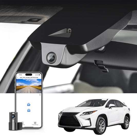 4K & 1080p Dash Cam for Lexus RX 2018-2022 - Custom Fit