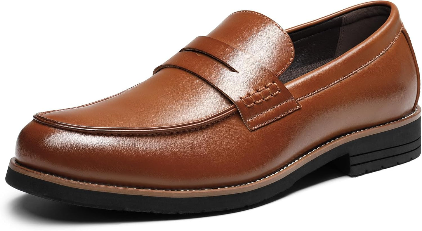 Bruno Marc Men's Dress Slip-on Penny Loafers for Comfort & Style