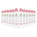 Dove Advanced Care Powder Soft Antiperspirant Spray Pack of 12 - 72hr