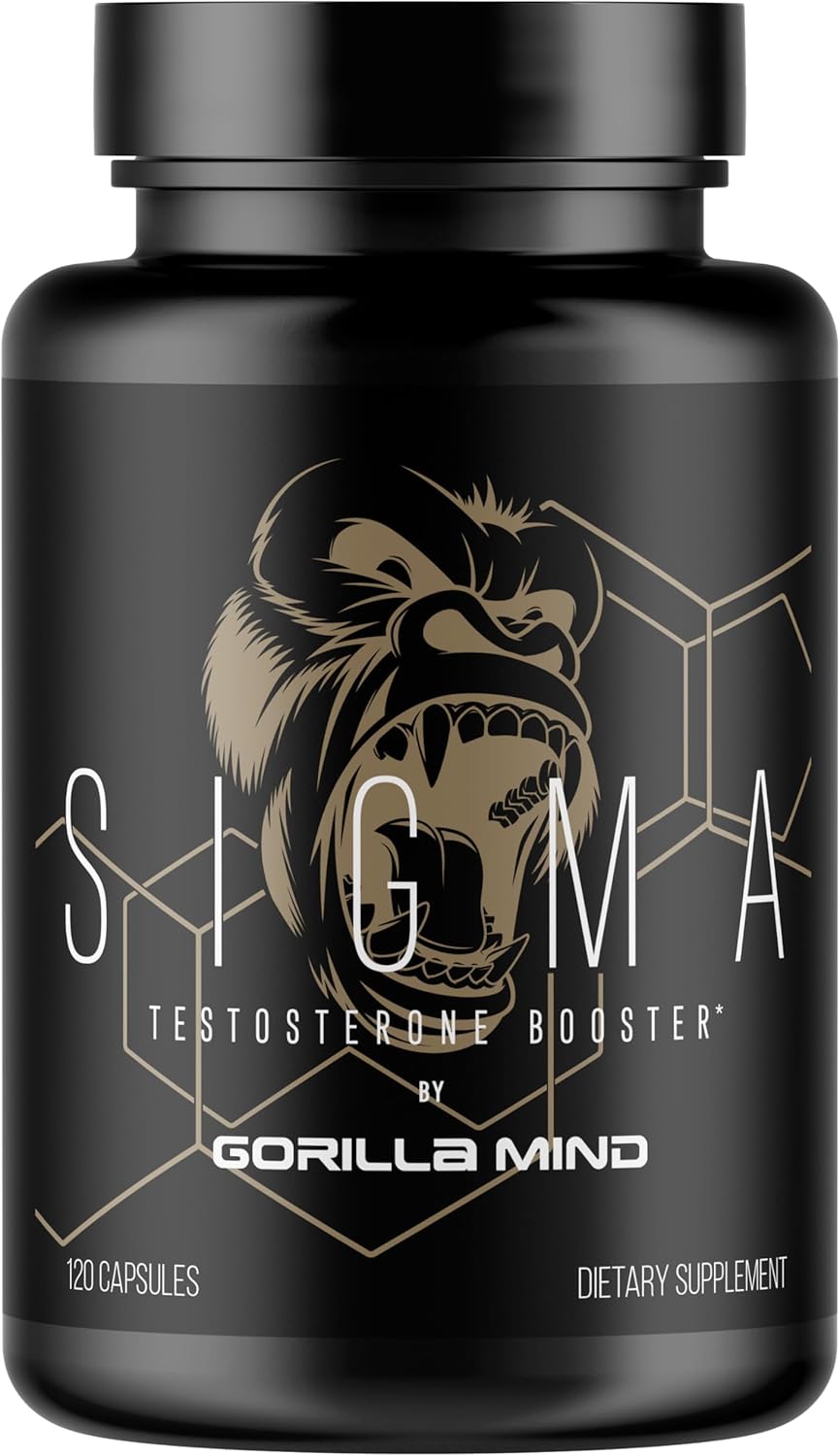 Gorilla Mind Sigma Testosterone Booster with Tongkat Ali Extract