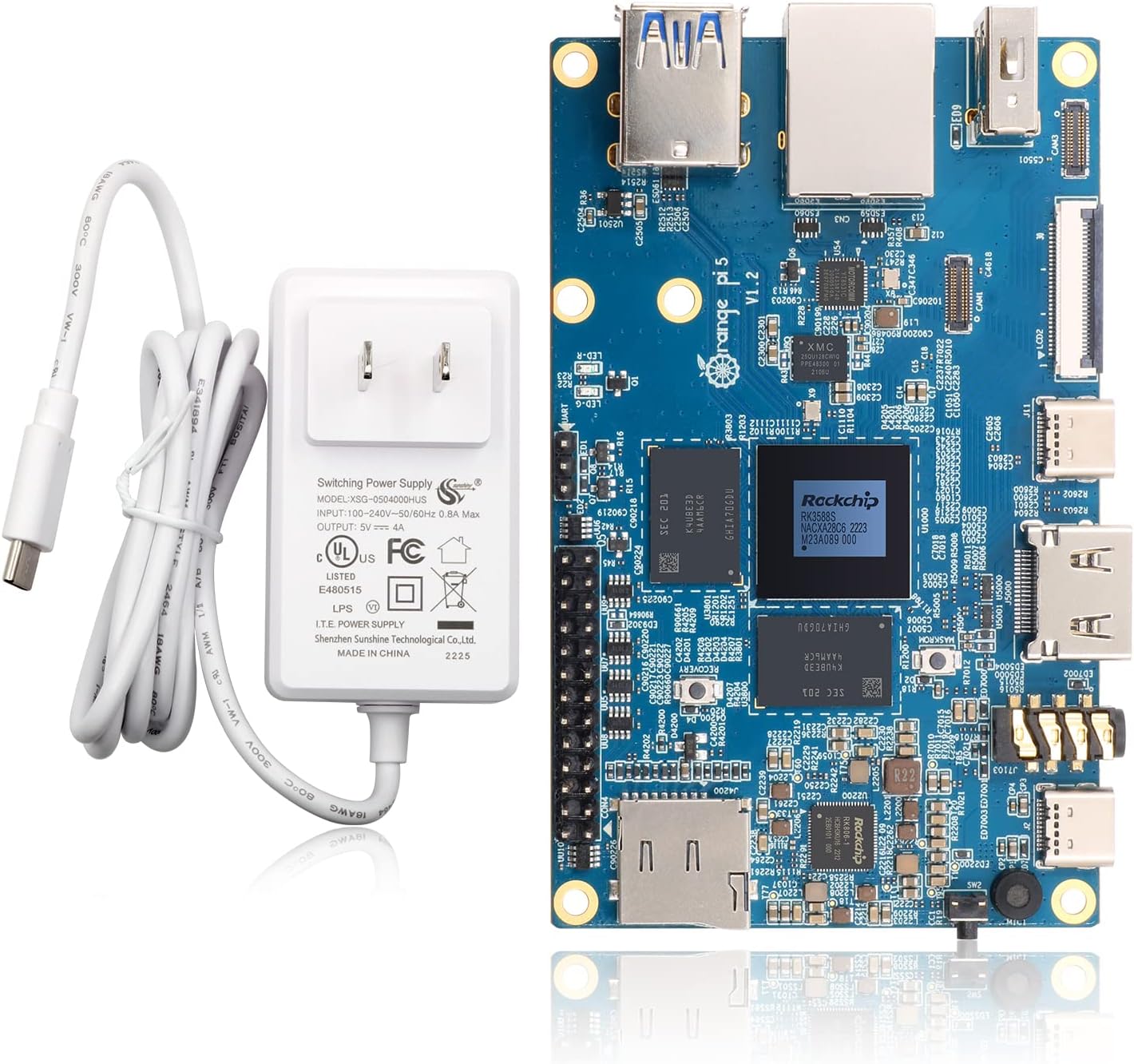 Orange Pi 5 8GB Single Board Computer with 8K Video Support