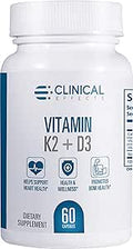 Vitamin K2 + D3 Supplement - Max Absorption for Bone Health