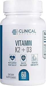 Vitamin K2 + D3 Supplement for Bone and Heart Health Support
