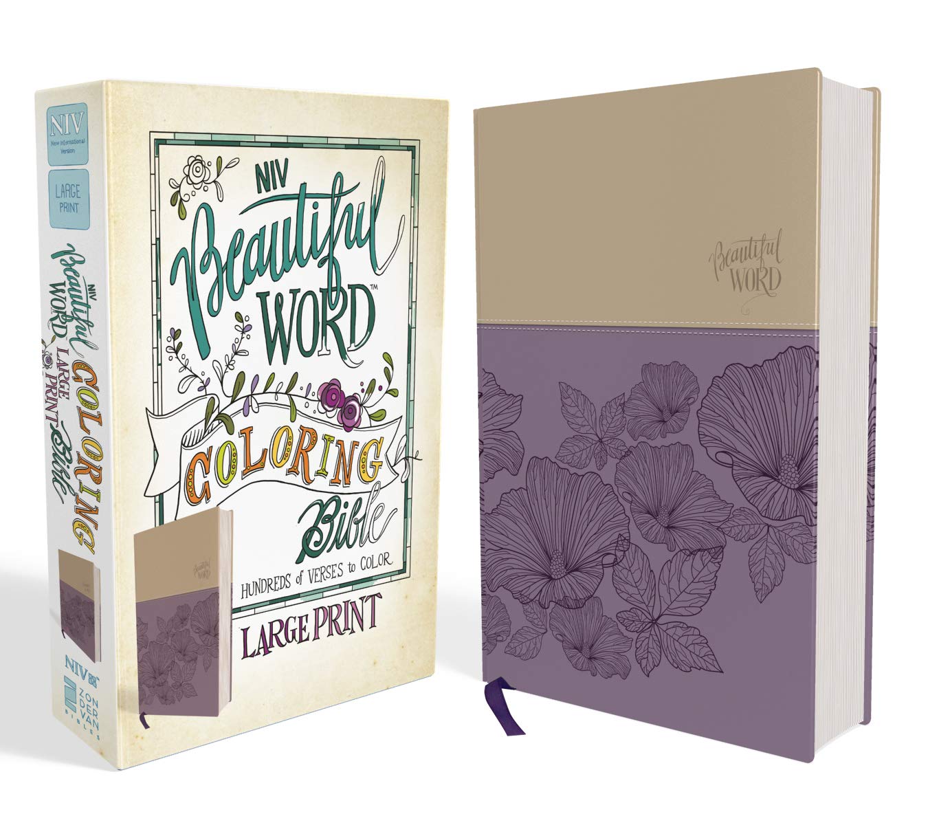 NIV Beautiful Word Coloring Bible Large Print Leathersoft Edition