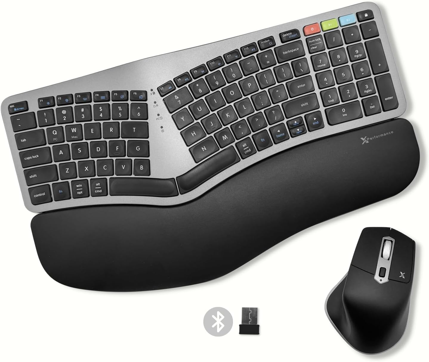X9 Ergo Wireless Keyboard & Mouse - Ultimate Comfort