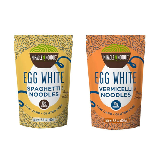 Miracle Noodle Egg White Pasta Variety Pack for Healthy Meals