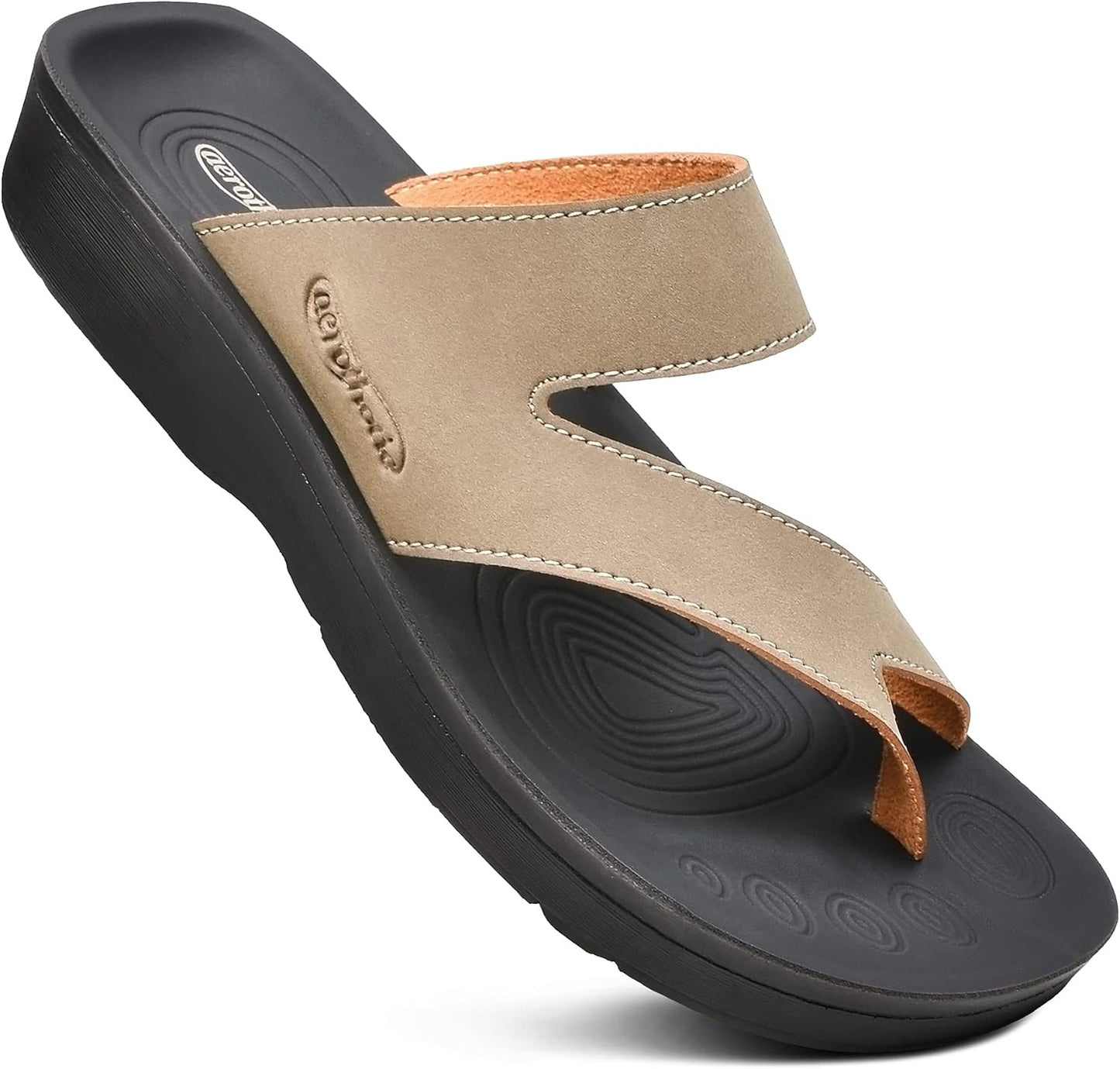 AEROTHOTIC Comfy Arch Support Flip Flops for Women Stylish