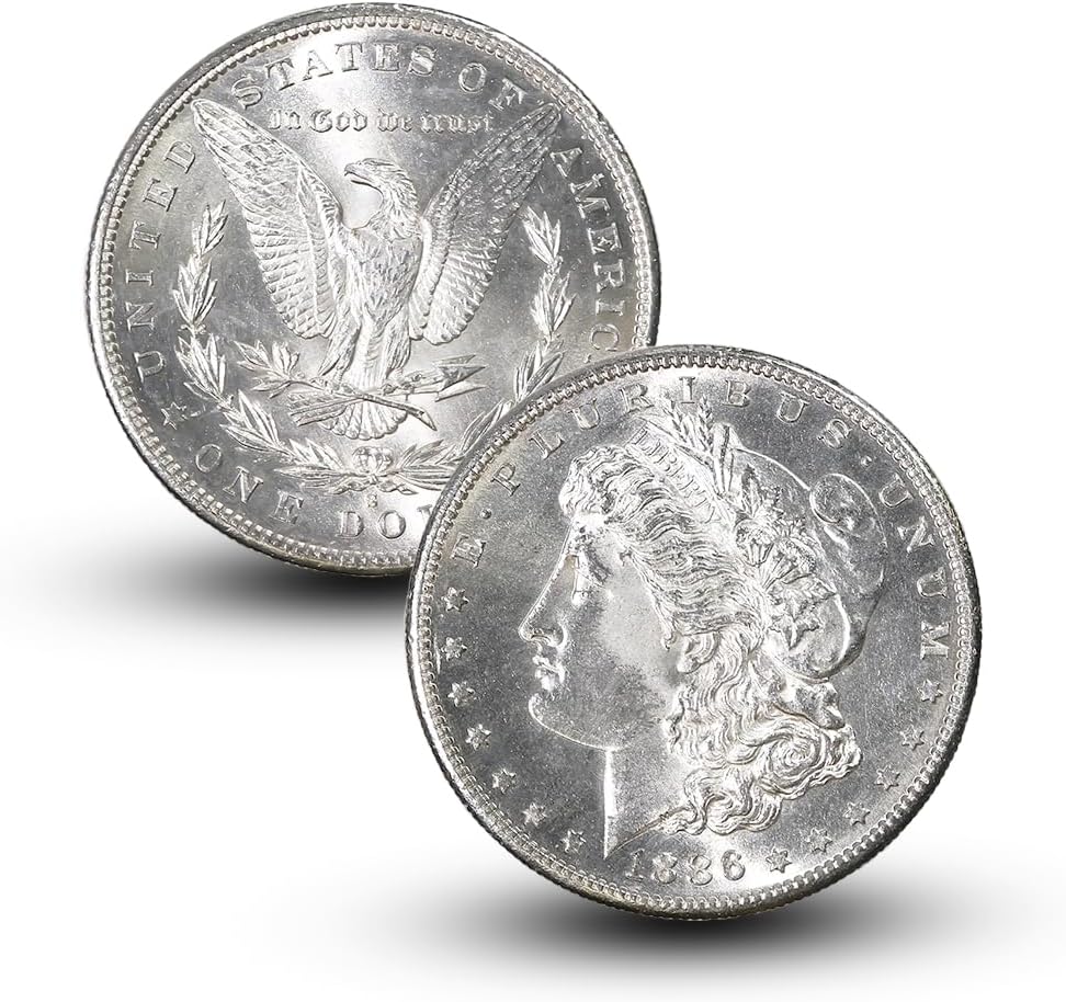 Antique 1886 S Morgan Silver Dollar Coins for Collectors