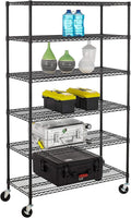 FDW 48in L18in W76in H Wire Shelving Unit for Kitchen and Garage