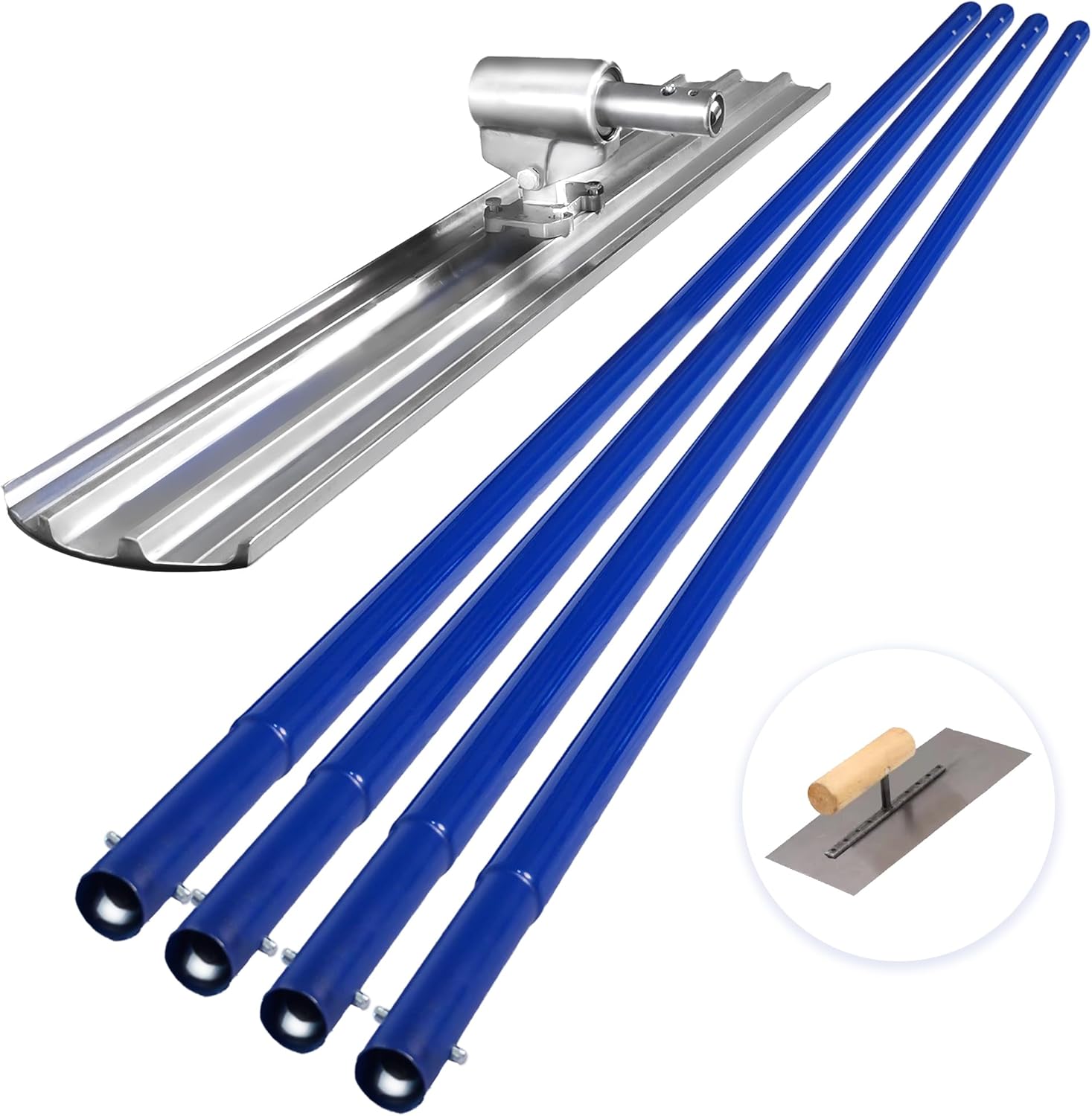 Bull Float Aluminum Magnesium Alloy Concrete Float Tool Kit