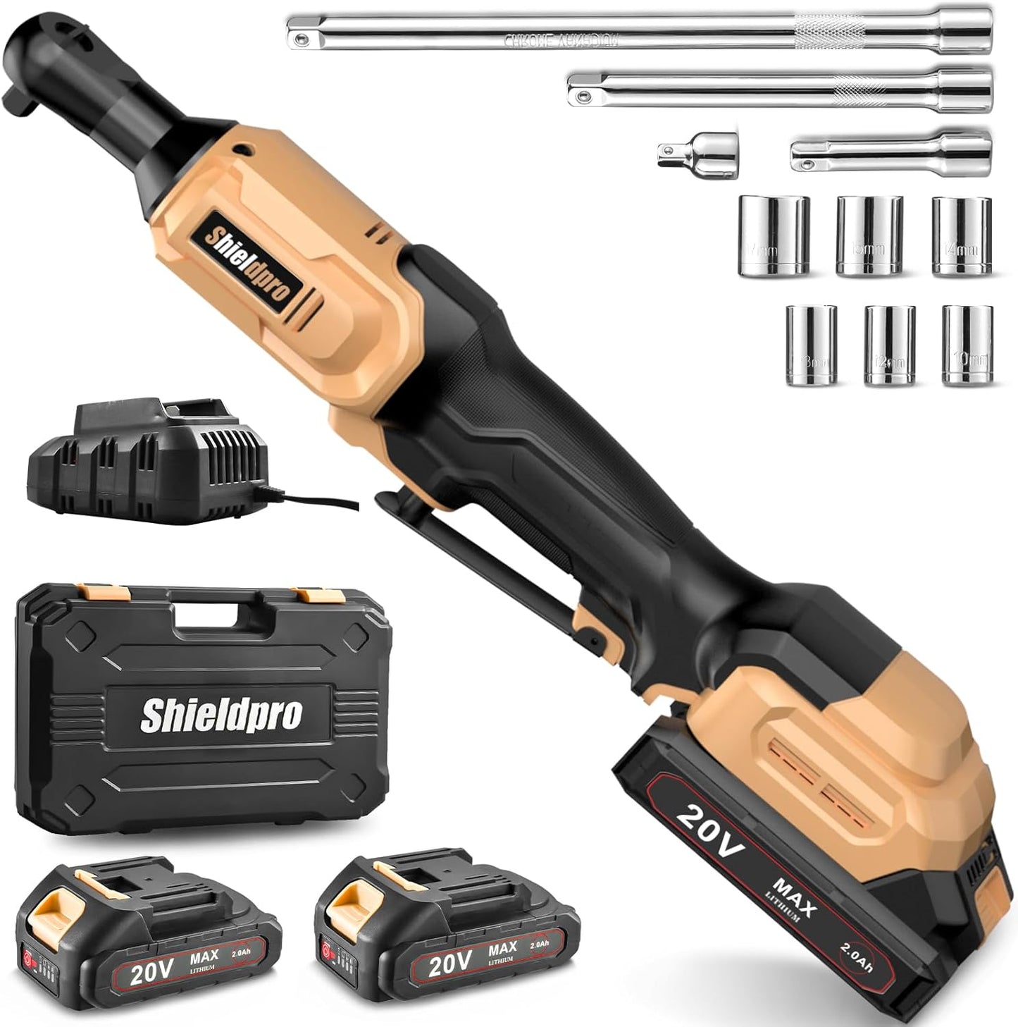 20V Electric Ratchet Wrench Set with High Torque and Speed