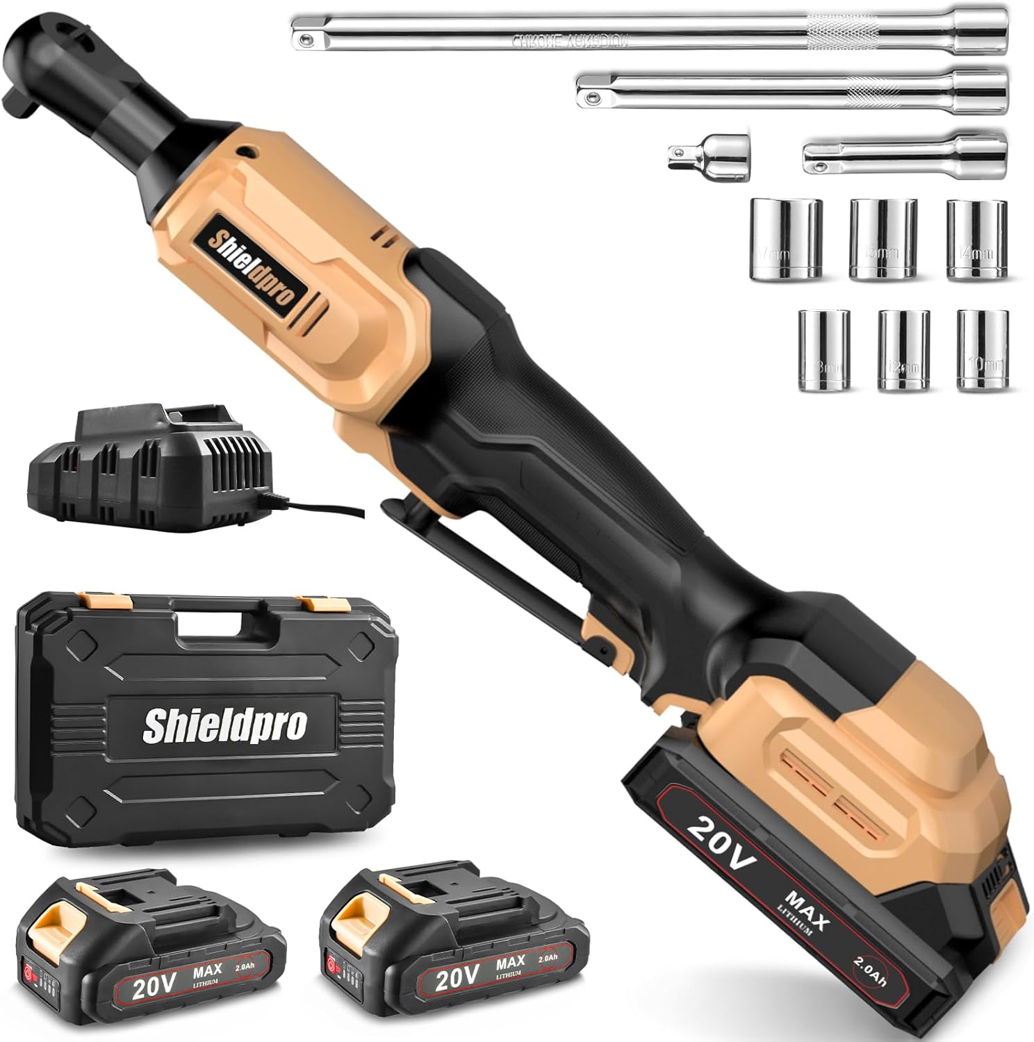 20V Electric Ratchet Wrench Set with High Torque and Speed
