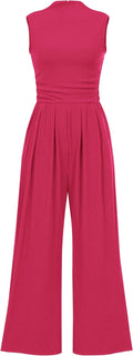 PRETTYGARDEN Womens Summer Jumpsuit - Sleek Wide Leg Romper