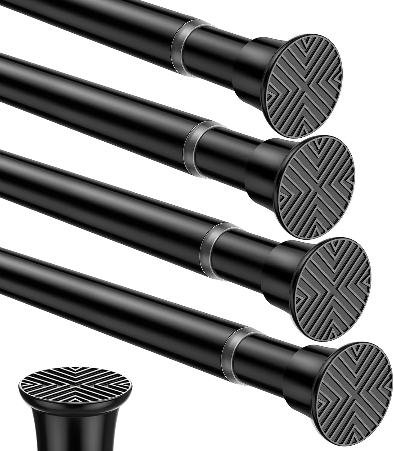 Adjustable Tension Rods for Curtains and Home Organization