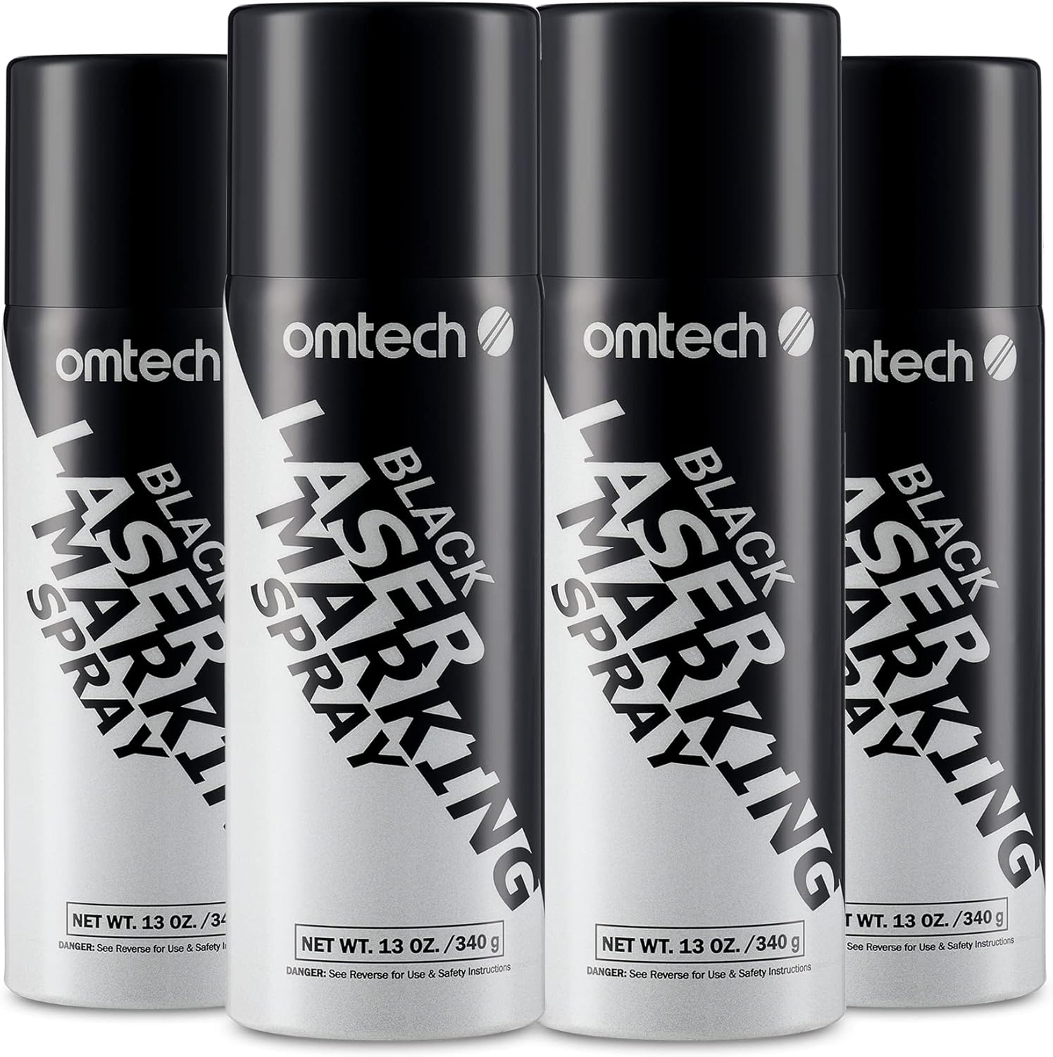 Laser Marking Spray for CO2 Engravers - 4 Pack of 13oz Cans