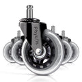 Office Chair Caster Wheels 3ft Rollerblade Replacement - Silent Floor