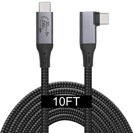10-Foot USB4 Cable for Thunderbolt 3, 4 and USB-C Devices