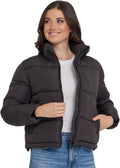 Steve Madden Cropped Puffer Jacket - Warm, Travel-Ready Style Casual
