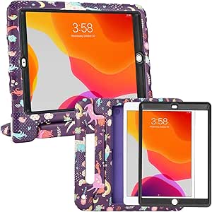 HDE iPad 9th Generation Case for Kids with Screen Protector