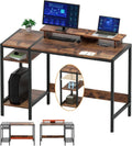 Gaming Computer Desk with Monitor Stand for Home Office Use