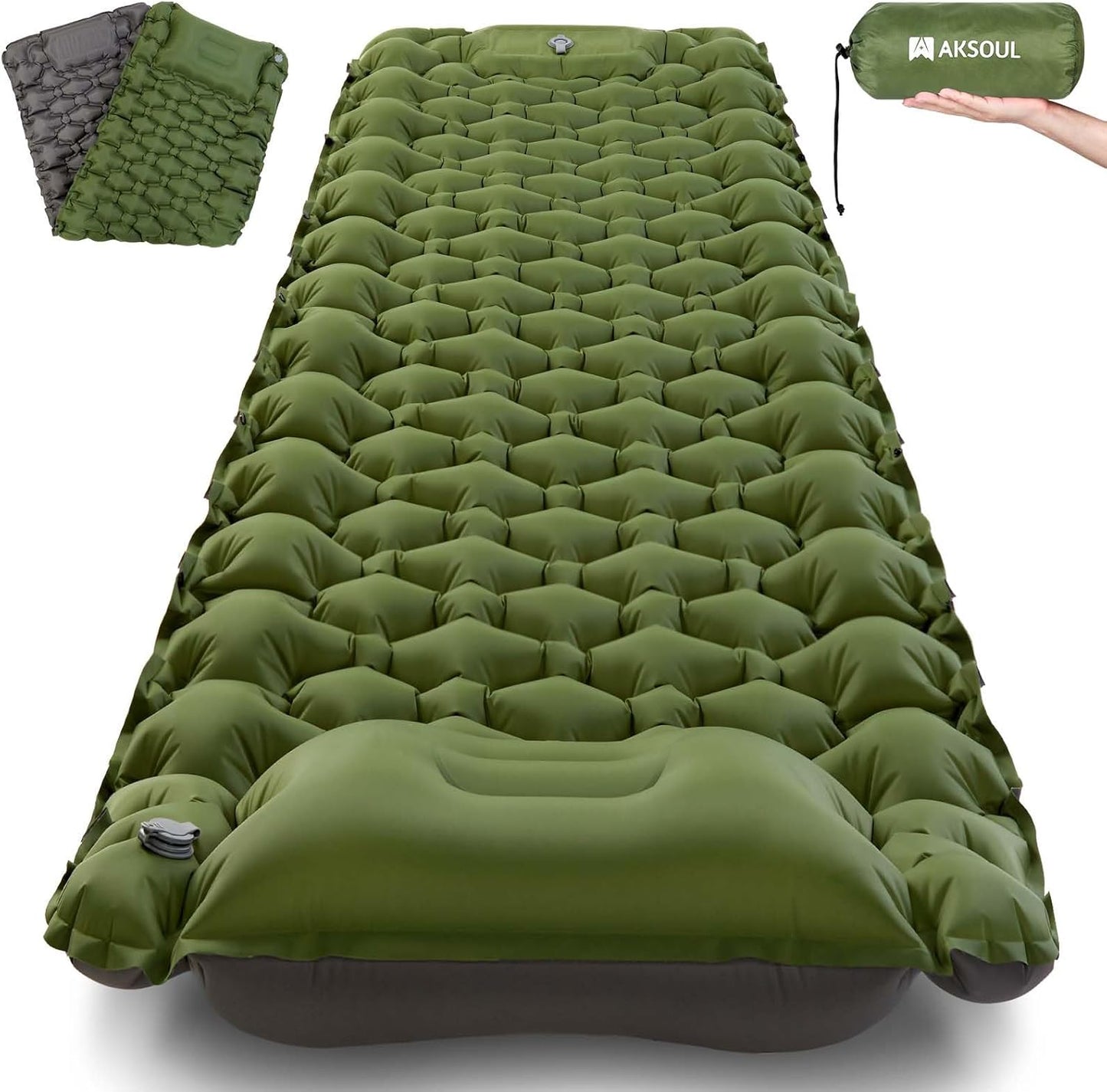 Ultralight Self Inflating Camping Sleeping Pad with Foot Pump 3.94ft