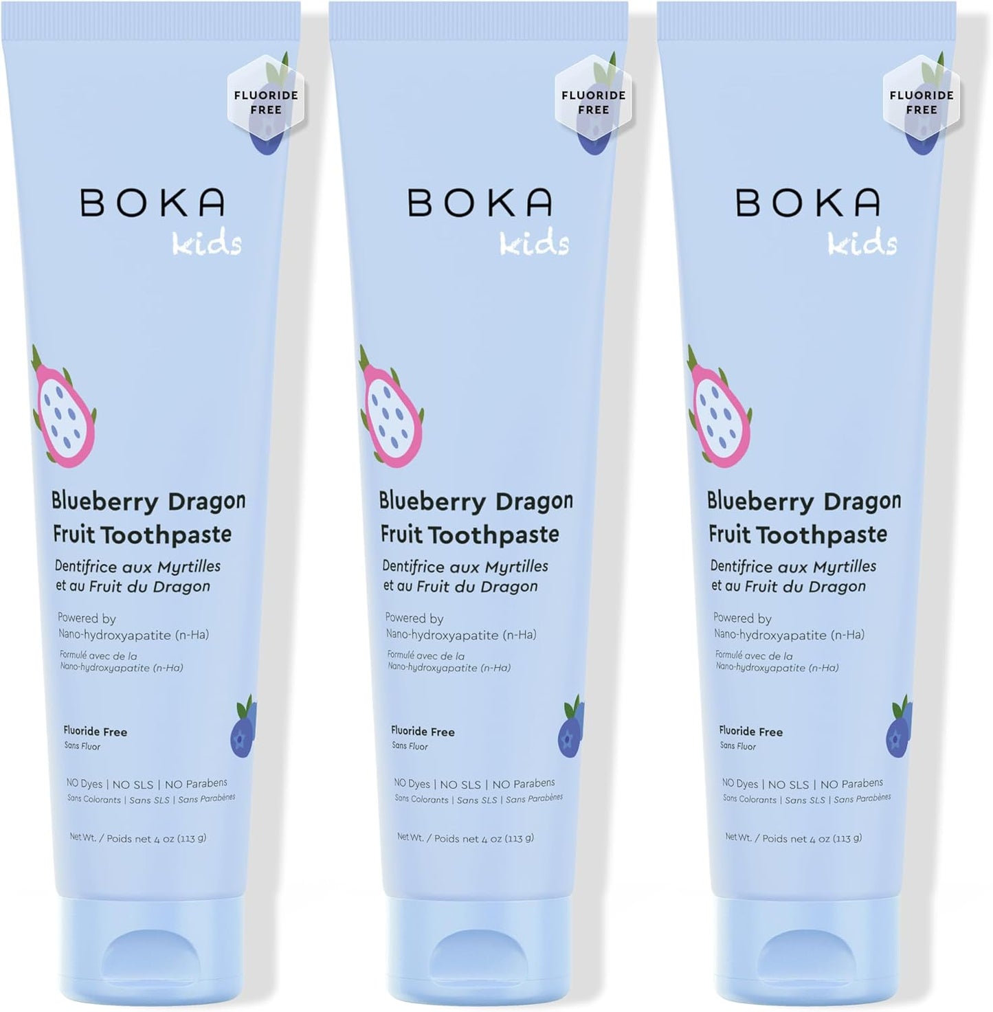 Boka Fluoride Free Toothpaste with Nano Hydroxyapatite for Kids