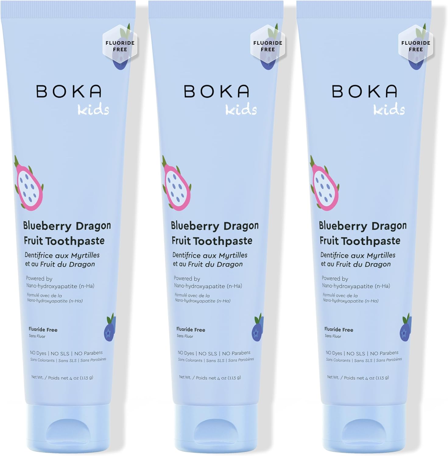 Boka Fluoride Free Toothpaste with Nano Hydroxyapatite for Kids