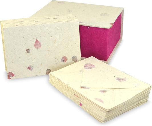 Nepali Cherish Greeting Card Deluxe Box Set with Handmade Paper