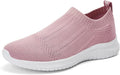 Women's Knit Slip On Walking Sock Shoes - Lightweight Breathable