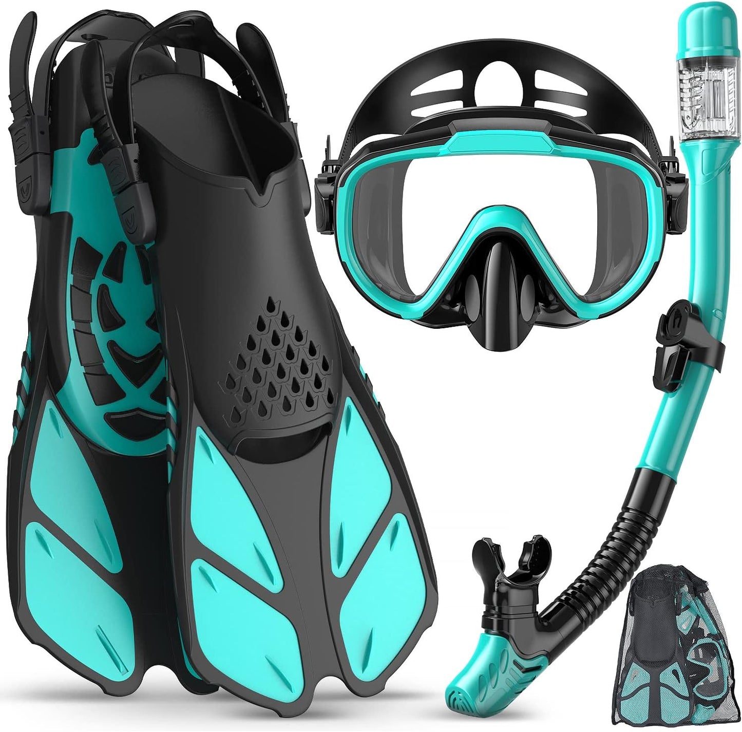 Panoramic View Snorkel Set - Anti-Fog - Anti-Leak - Ubekezele!