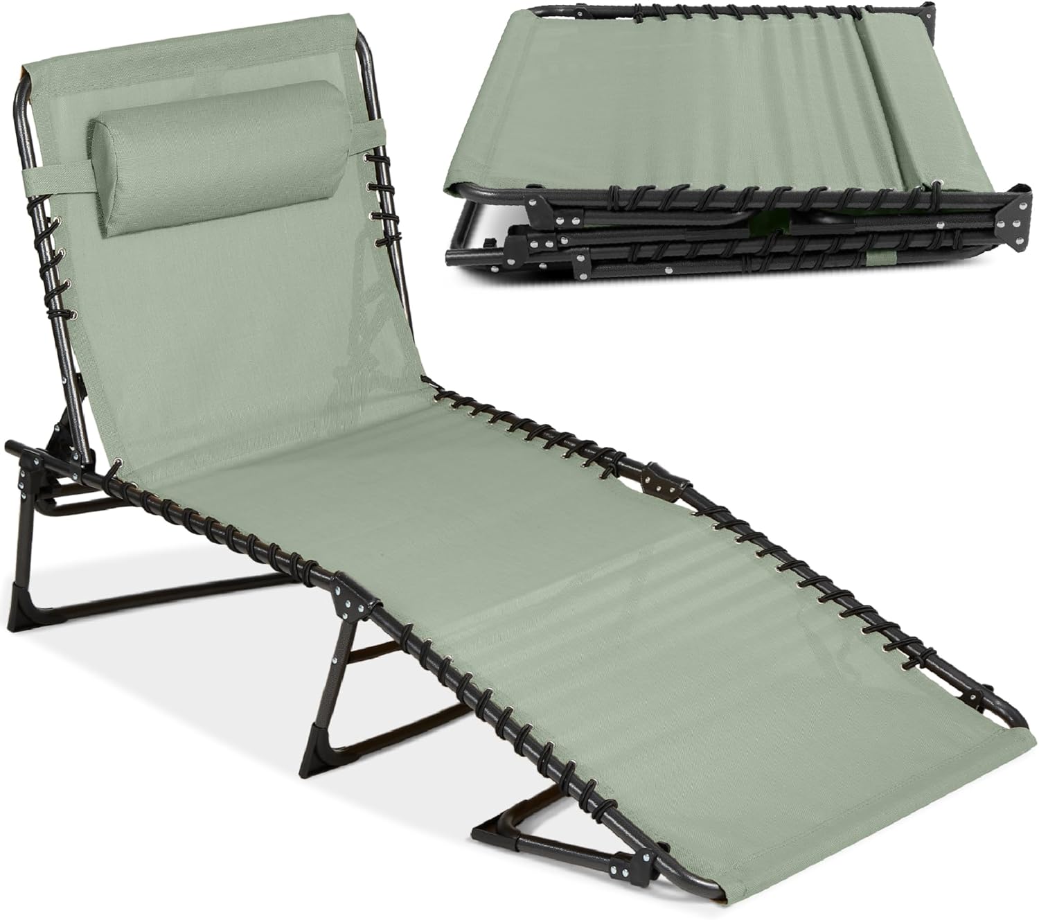 Best Choice Products Portable Outdoor Folding Recliner Lounge Chair
